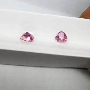 Fashion Gia Certified Dvvs Pink Color Fancy Cut Diamond 6.5*6.5mm-10*10mm Heart Shaped Loose Moissanite for Making Rings - Wuzhou Changzhou Fengzuan Jewelry Shop - China