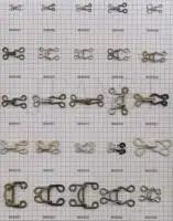 D Shackle Garment Hooks and Eyes, For Garments Color Copper Type D Shackle Head Type Flat Head Surface Type Polished Hook Material - Tripin Traders - India