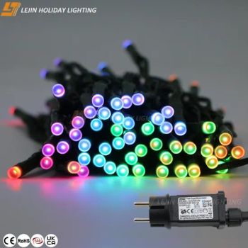 Christmas Festival Indoor Garden Decoration Waterproof Diwali 10m Smart RGB LED Fairy String Light - Wuxi Lejin Electronic & Electrical Co., Ltd. - China