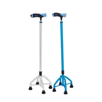 Crutches Aluminum Alloy 4-leg Medical Luxury Walking Stick Cane - Shanghai Goldenwell Medical Technology Co., Ltd. - China