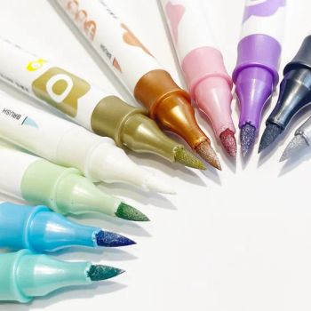 Click to See Full Viewmetallic Marker Pens for DIY Arts & Crafts, Glass, Wood, Card Making, Scrapbook Supplies - Wenzhou Xinyuan Stationery Co.,Ltd - China