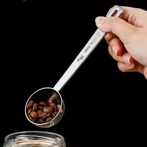 High Quality Stainless Steel Measure Spoons 1 Tablespoon 1 Teaspoon Long Handle 12ml Coffee Measuring Scoop for K Cups - Changsha Chengtong Technology Co., Ltd. - China