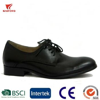 Best Selling Men Uniform Leather Dress Shoes Insoles EVA Gender Unisex Height 8 Inch Origin Jiangsu Model NO. jiu73 Upper Cow Leather - Yangzhou Kaifeng Shoes Manufacture Co., Ltd. - China