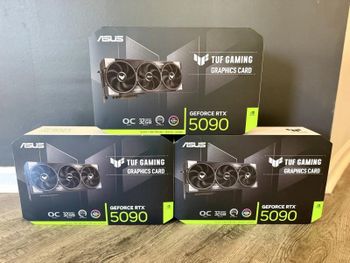 LOT OF 3 NVIDIA GeForce RTX 5090 OC 32GB GPUs ASUS TUF Gaming BRAND NEW SEALED - Latests Gadgets E-Store - United States