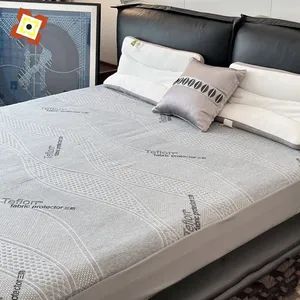 High Quality Water Proof Mattress Cover 360 Degree Full Surround Bed Mattress Topper Waterproof Bedsheet Custom Size - Guangzhou Qianfeng Printing Co., Ltd. - China