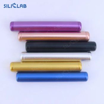 Engrave Logo Aluminum Doob Tube Pre Rolled Cigarette Storage Joint with Lids - Shenzhen Siliclab Technology Co., Ltd. - China