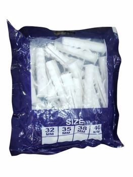 White Premium PVC Wall Plug, For Ac Units, Size: 32mm (length) - Lovely Enterprises - India