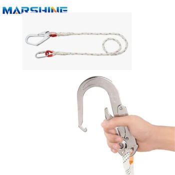 Body Protection Polyester Lanyard with Hook Fall Arrest Safety Lanyard with Buckle - Ningbo Marshine Power Technology Co., Ltd. - China