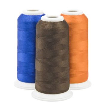China Supplier 100% Polyester Embroidery Thread HS Code 5402 Pattern Dyed MOQ 500 Pieces Density 1250 Den Origin - Guangzhou Liqi Textile Technology Co., Ltd. - China