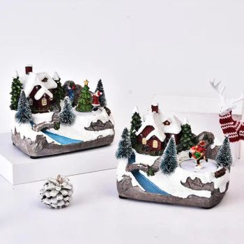 Christmas Decorations Christmas Wooden Rotating Children's Theme Angel Style Natural Material Resin Type Sculpture Specification L - QUANZHOU DEHOO TECH CO., LTD. - China
