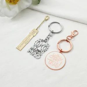 Custom Shape Enamel Metal Label Key Ring for Sports Accessories - Yiwu Jintang Garment Accessories Co., Ltd. - China