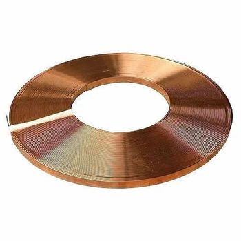 Copper Earthing Strips Material Copper Diameter Up to 10 Inch Thickness 0.1 mm to 1 mm Strength Optimum Strength Inner Diameter Up to 2 - Shrey Metals - India