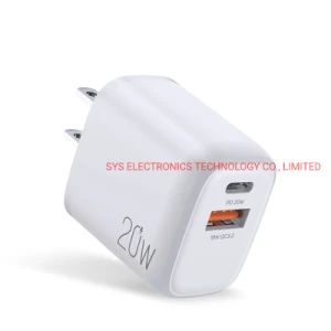 20W Pd USB-C Fast Charger for Apple Power Adapter Original Mobile Phone Wall Charging for iPhone Charger 13 12 PRO Max 11 Xr - SYS ELECTRONICS TECHNOLOGY CO., LIMITED - China