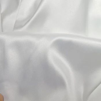 Cotton Fabric 100% Polyester Shiny Silk Matte Satin Fabric White Satin Fabric - Qingdao Jaje Import&Export Co., Ltd - China