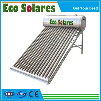 Low Cost Cheapest High Quality Ce, RoHS, Keymark Non Pressure Stainless Steel Galvanized Water Tank Solar Bracket Spare Parts Vacuum Tubes Solar Water Heater - HAINING YANGYANG TRADE CO., LTD. - China