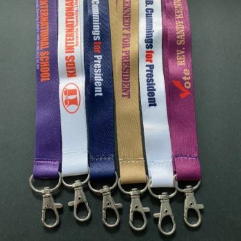 Custom High Quality Polyester Nylon Lanyard Featuring Digital Printing Silk Screen Offset Logo Hook Accessory Made Silicone Lanyards - Zhongshan Keychain Gifts & Crafts Co., Ltd. - China