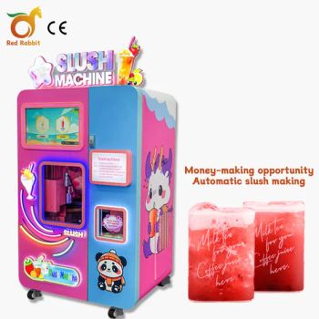 Commercial Smoothie Vending Machine Slushy Machine Support Credit Cards, Banknotes. Coin - Guangzhou Red Rabbit Intelligent Equipment Co., Ltd. - China