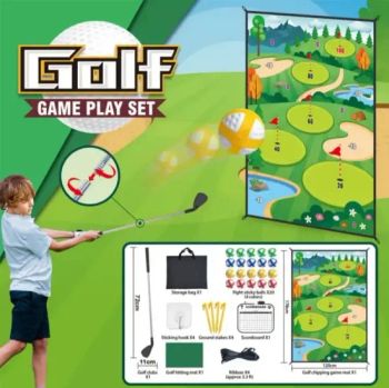 2025 Perfect Gift for Kids Golf Floor Mat Backyard Training Set with Golf Clubs and 20 Balls for Indoor Outdoor Play - Zhong Xing Da (Hangzhou) Import & Export Co., Ltd. - China