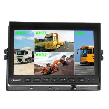 DC12 24V Heavy Duty Harvester 10 1 Ahd Quad Rear View Monitor - Favo-Tech Group Co., Ltd - China