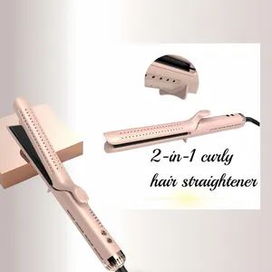 Support OEM Hair Styling Tools 2-in-1 Quick Heating Curl Straightener - Shenzhen Baiyisen Health Technology Co., Ltd. - China