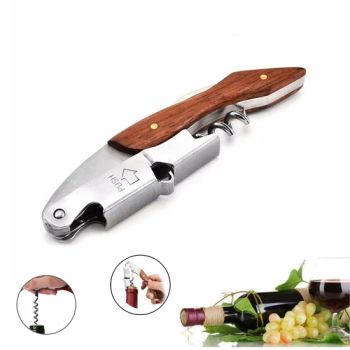 New Design Wooden Handle Corkscrew Sea Horse Shape Wine Opener Easily Use Wine Bottle Openers - Huangshan Auliz Industrial Co., Ltd. - China