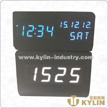 Wholesale Practical Digital Desk Table Clocks Large LED Display Wooden Alarm Clock - Foshan Kylin Trading Company Limited - China