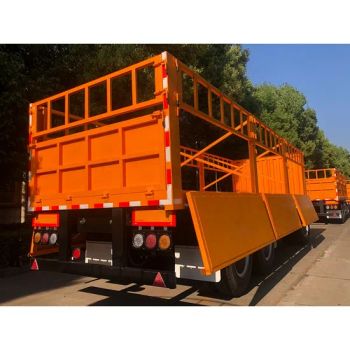 China 3 Axle 60 Ton Stake Fence Cargo Storehouse Truck Semi Trailer Livestock/Cattle/Cow/Pig/Poultry Animal Transport for Sale - Liangshan Shunhang Import and Export Co., Ltd - China