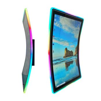 Side LED Bar 3840*2160 4K UHD 3m Arcade Slot Gaming C Curved Screen LCD Capacitive Touchscreen Monitors 43inch Touch Display - Guangzhou Shiyou Electronic Technology Co., Ltd - China