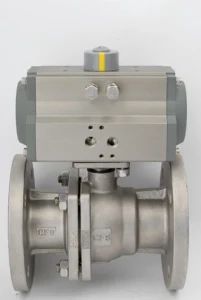 Pneumatic Actuated Ball Valve (2-PC FLANGED END) Air Pressure Control System - Veson Valve Ltd. - China
