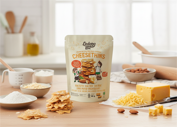 Cheesethins Gluten Free cookies Texture Crisp Brand Name Ladang Lima Place of Origin Indonesia Gluten Status Gluten Free - PT. Ladang Sehat Indonesia - Indonesia