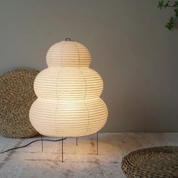 Simple Handcraft Rice Paper Lamp Decoration Floor Homestay Ins Living Room Bedside Lamps - KONG SENG LTD - China