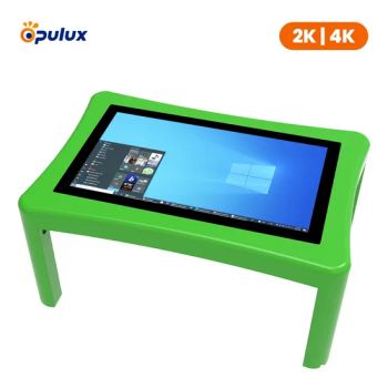 Preschool Digital Touch Table Waterproof Multi Touch Anti-Glare Eyes Care Kids Teaching Display Table - Shenzhen Opulux Interactive Technology Co. Ltd - China