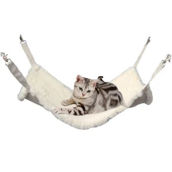 OEM Custom Reversible Suede Velvet Durable Cat Hanging Beds Hammock Cozy Pet Beds - Hangzhou Deyi Home Textile Co., Ltd. - China