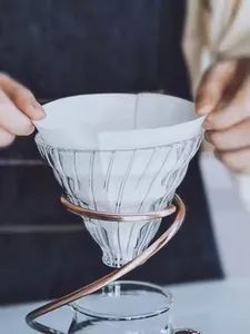 100PCS Factory Price Not Easy to Break Brand Quality V-Shaped Dripper Filters V-Filter Papers V-Shape Coffee Filter Papers - Shenzhen Global Routes Export&lmportant CO.,LTD - China