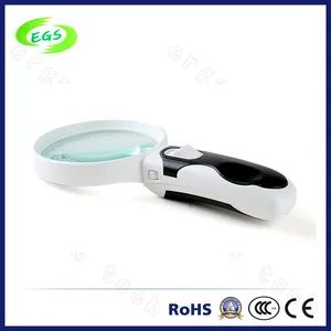 2.5X, 5X, 16X Reading Magnifying Glass Weight 200g/PC Shape Circular Model Egs-25516 Color White-Black Is Customized Yes - Ergas Technology Co., Ltd. - China