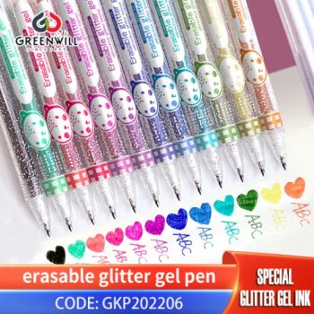 12 Colorful Glitter Gel Pens for Creative Note Taking (GKP202206) - Kunshan Greenwill Co., Ltd. - China
