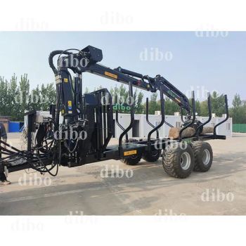 Dibo Manufacturer 14t 12t Forest Timber Harvesting Firewood Forwarding Wood Transport Grapple Log Loaders Forestry Timber Trailers with 7.8m Cranes for Tractor - Yantai Dibo Machinery Equipment Co., Ltd - China