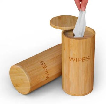 Chef's Haven Refillable Wet Wipes Dispenser - Decorative Disinfecting Wipe Container for Bathroom, Kitchen, Countertop, and Home Storage- Bamboo Cleaning Disinf - Ningbo Aveco Import and Export Co., Ltd - China