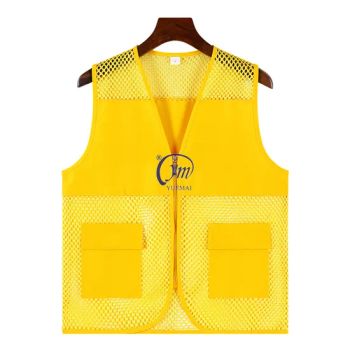 Summer Workwear Fishing Casual Lightweight Breathable Cycling Travel Zip Vest Mesh Vests - Yuemai Outdoor & Camping Co., Ltd. - China