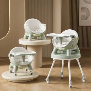 2023 Bew Baby High Chair 4 in 1 Baby Feeding High Chair Footrest Multi-Height Adjustable Safety High Dining Chair and Table - Xingtai Pandelo Technology Co., Ltd. - China