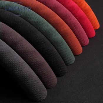 Car Wheel Cover Anti-Skid Steering Wheel Cover Steering Butterfly Steering Wheel Protective Cover Suede Holes Breathable - Cb International Trading Co., Ltd. - China