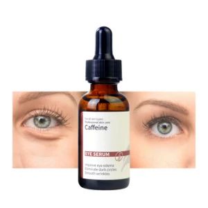 Beauty Cosmetics Eyes Skin Care Remover Eye Bags Winkles Dark Circle Caffeine Eye Serum - Guangzhou Aixin Cosmetic Co., Ltd. - China