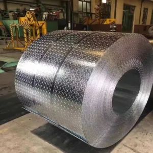 Diamond Plate Tear Drop Galvanized Chequered Steel Plate Coil - Tianjin New Yion International Trade Co., Ltd. - China