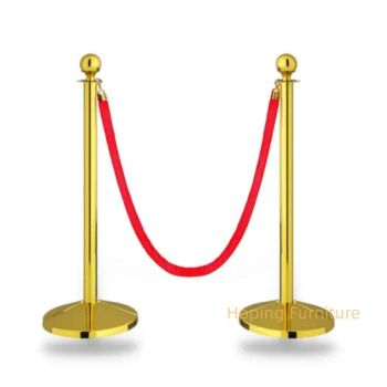 Traffic Barrier Welcome Pole Hotel Hanging Rope One-Meter Line Railing Stainless Steel Queue Line Post Furniture - Foshan Hoping Furniture Co., Ltd. - China