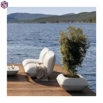 Customized Outdoor Furniture Grc GRP Unique Design Waterproof Durable Garden Tables and Chairs - Shanghai Kaimeng Architectural Decoration Engineering Co., Ltd. - China