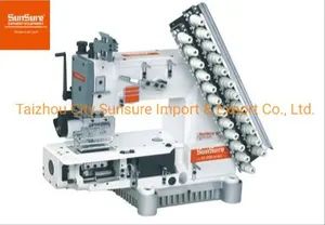 Multi Needle Optional Needle Position Sewing Machine with 13 Needles for General Sewing Ss-008-13032p - Taizhou City Sunsure Import & Export Co., Ltd. - China
