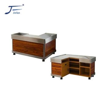 Durable Steel Checkout Counters for Retail Supermarkets and Shops - Changshu Jinfan Business Equipment Co., Ltd - China
