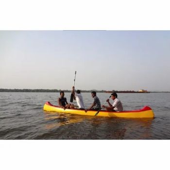 Yellow FRP Canoe Boat, Size/Dimension: 22 Feet Material FRP Color Yellow Power Source Manual Size/Dimension 22 - Fomar Private Limited - India