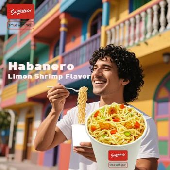 New Flavour Sinomie Brand Habanero Limon Shrimp Flavor Cup Instant Food Instant Noodles - QINGDAO HOTAHOTA IMP&EXP CO., LTD. - China