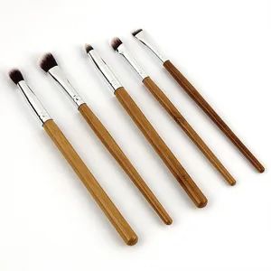 Bamboo Eyeshadow Brush Set Eyeshadow Blending Brush - NINGBO AOVEA IMPORT & EXPORT CO., LTD. - China